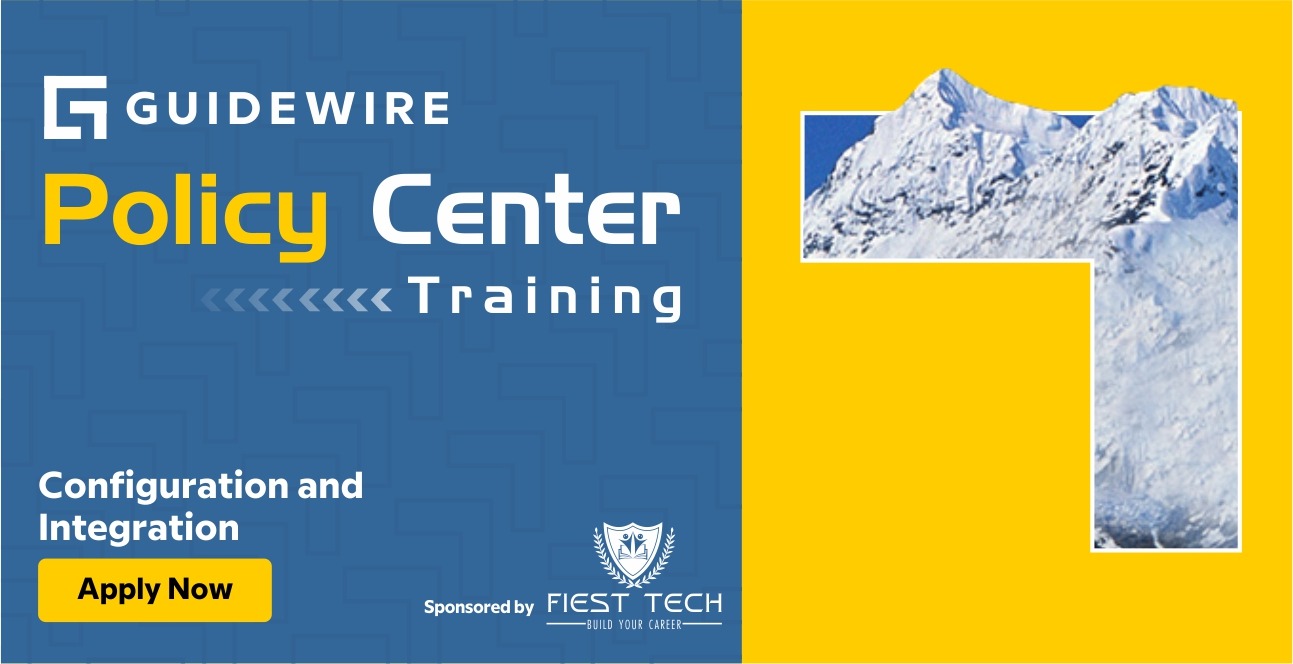 Guidewire PolicyCenter Techno Functional Training