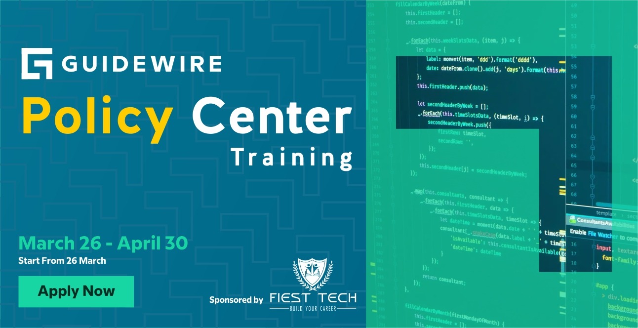 Guidewire Policy Center Training Course